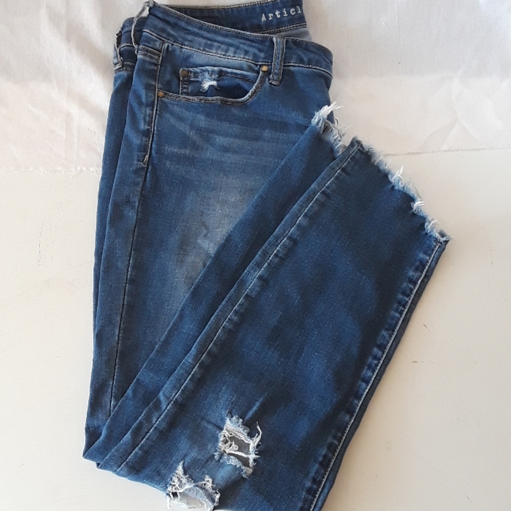 💙Cropped Blue Jeans
